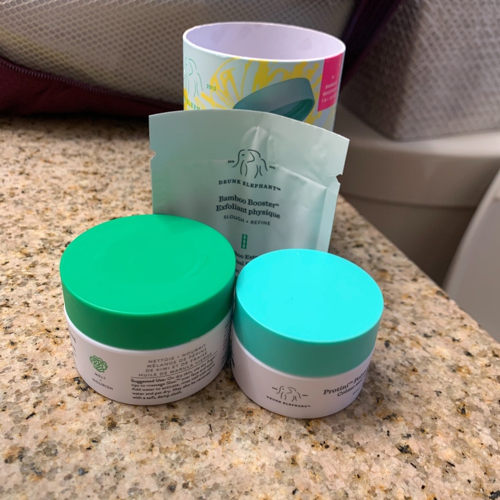 DRUNK ELEPHANT MINIS FIVE PRODUCTS